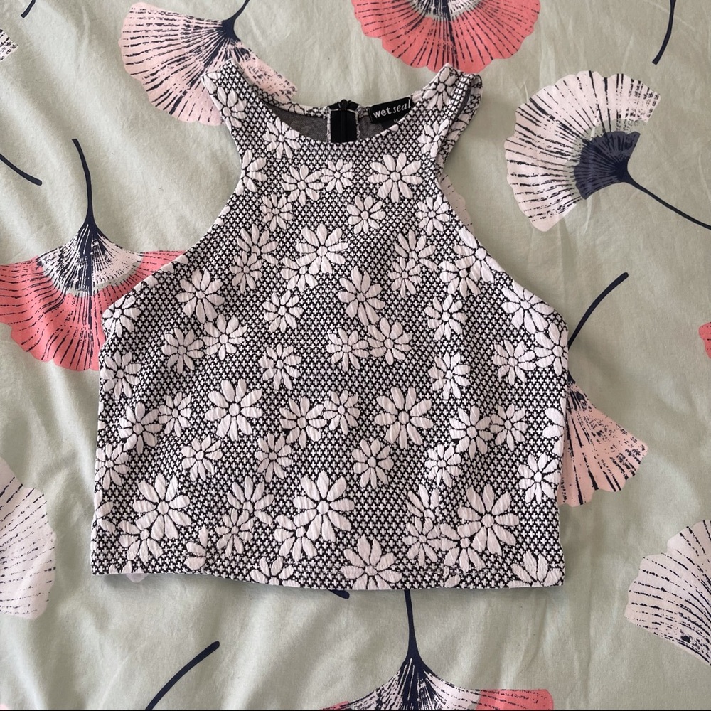 Wet Seal Floral Crop Top